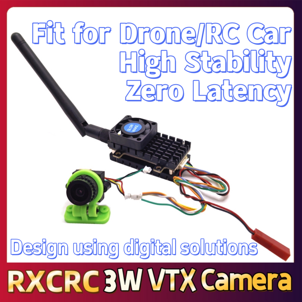 RXCRC 5.8G 3W Video VTX transm - Drone Camera Lens review and price
