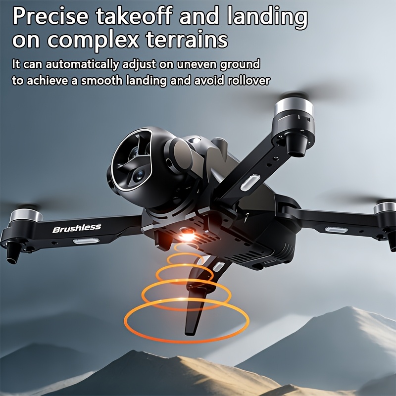 Upgraded Brushless Drone with  - Drone Camera Vlog review and price