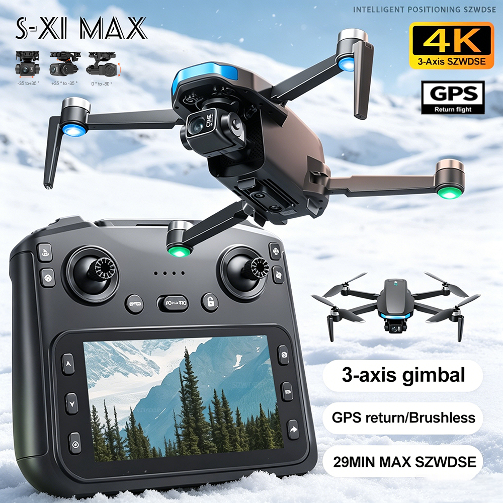 New S-X1 MAX Drone GPS 8K Prof - Drone Camera With Gimbal review and price